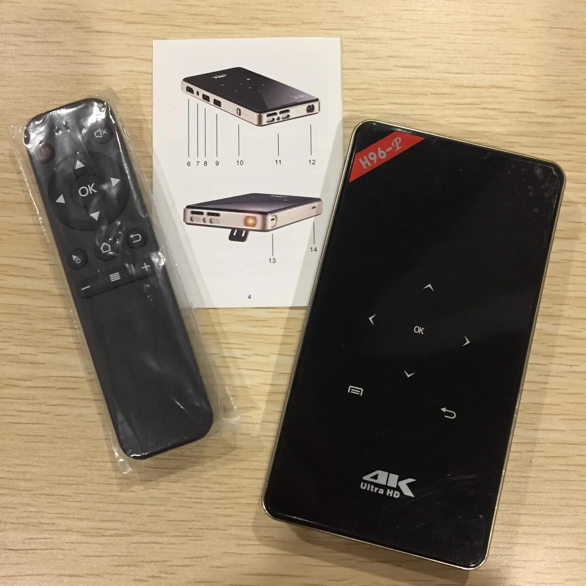 Manufacturer cheap price H96-P projector full hd mini home projector