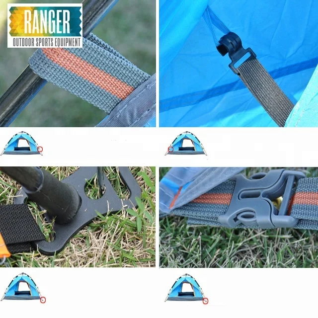 2 person outdoor camping auto beach tent