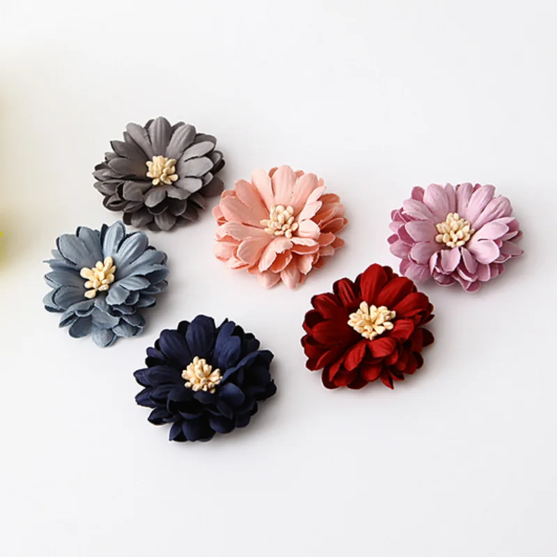 Colorful Flower Corsage for clothing flower applique for hair accessory