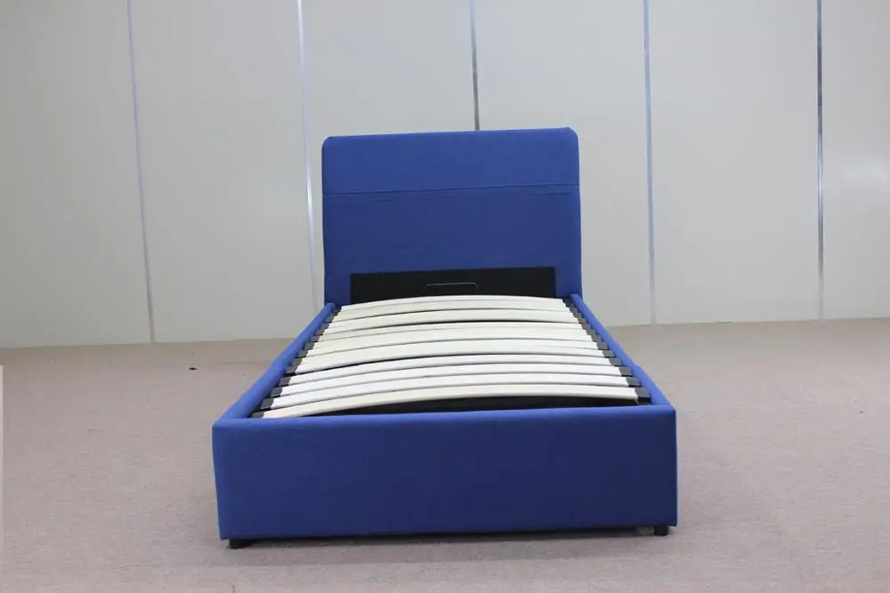 
Divan Kids Bed Single Upholstered Bed Frame Gas Lift Bed 