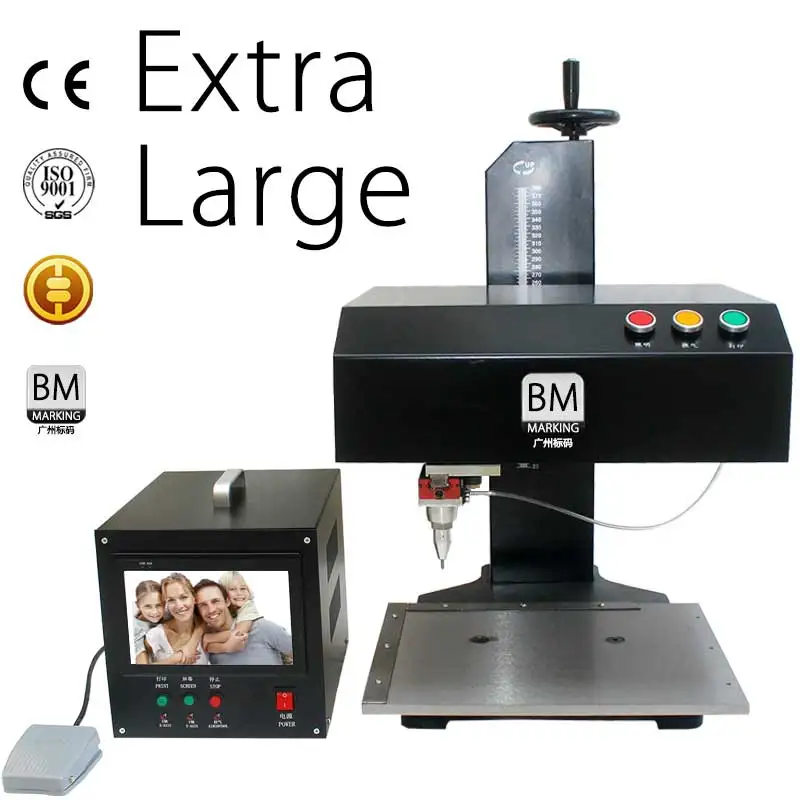 Special Aluminium Die Casting Pneumatic Dot Pin Marking Machine