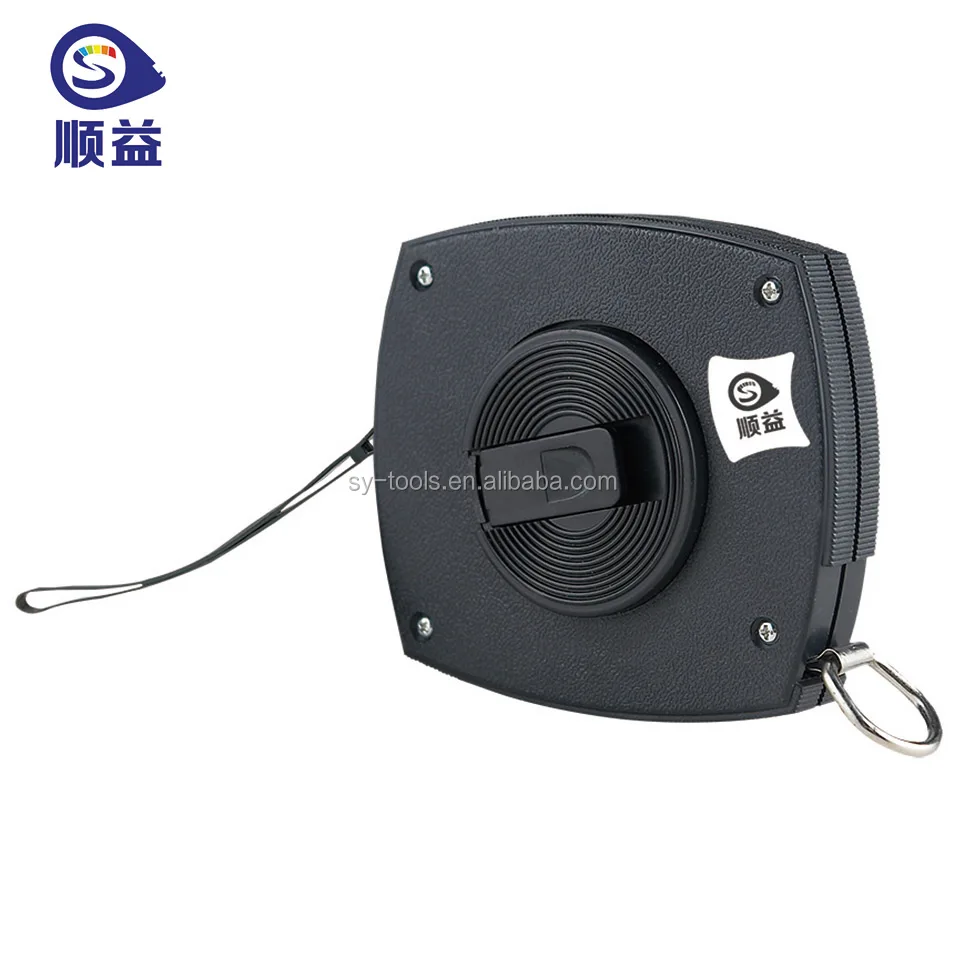 Black ABS Plastic Flexible Fiberglass Advanced Two Sided Waterproof Length Rapala Steel Tape Measure