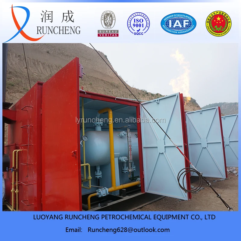 Горизонтальный трехфазный сепаратор/трехфазный сепаратор для площадки