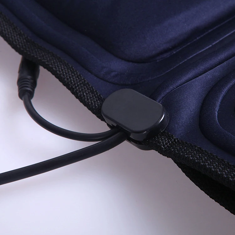  Новейший дизайн коврик для массажа всего тела массажер стула с 9 режимами освещения и инфракрасным обогревом