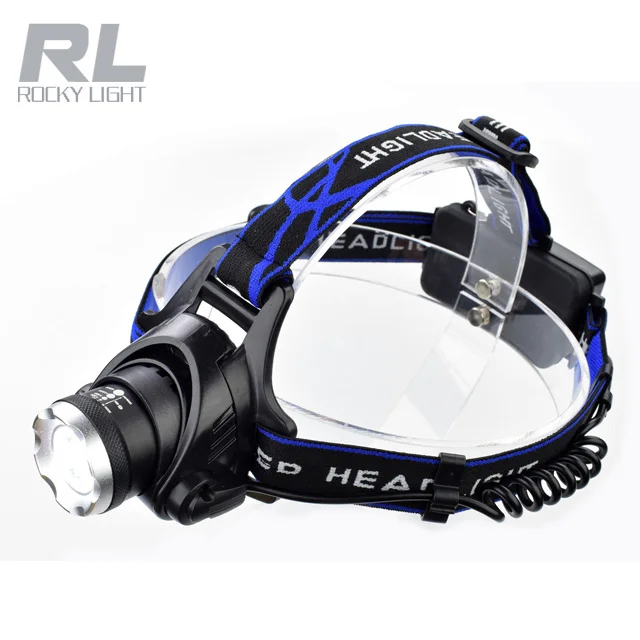 5000LM Led Headlamp Zoomable Headlight Waterproof Head Torch flashlight Head lamp Fishing Hunting Light