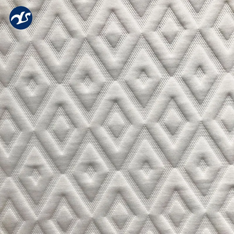 
Pattern bamboo fiber knitted fabric for pillow and mattress high quality 