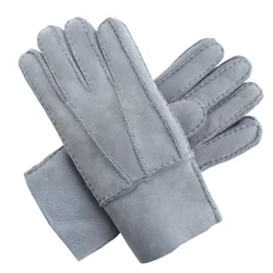 High quality Sheepskin double faced shearling Pakistan leather gloves