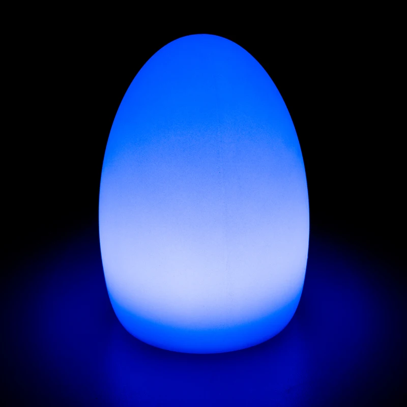 LED Egg Shaped Table Lamp Glowing LED for hotel/restaurant/shops