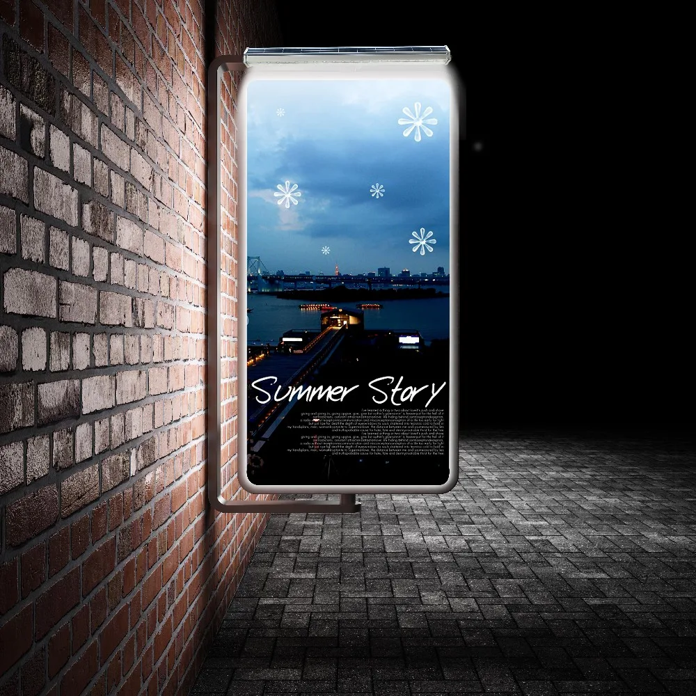 shenzhen solar billboard led light with best price