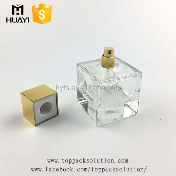 wholesale empty square pretty glass perfume bottles dubai
