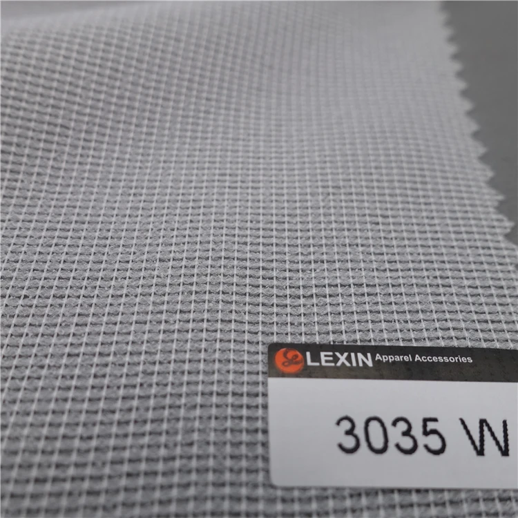 tricot warp knitted woven fabric fusible interlining 100 polyester tricot mesh fabric