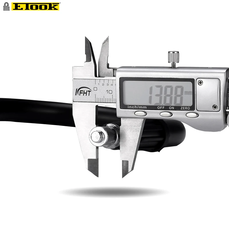 13 mm Anti-theft Single Side Lock Bicycle Lock U Lock with Holder,2 Keys