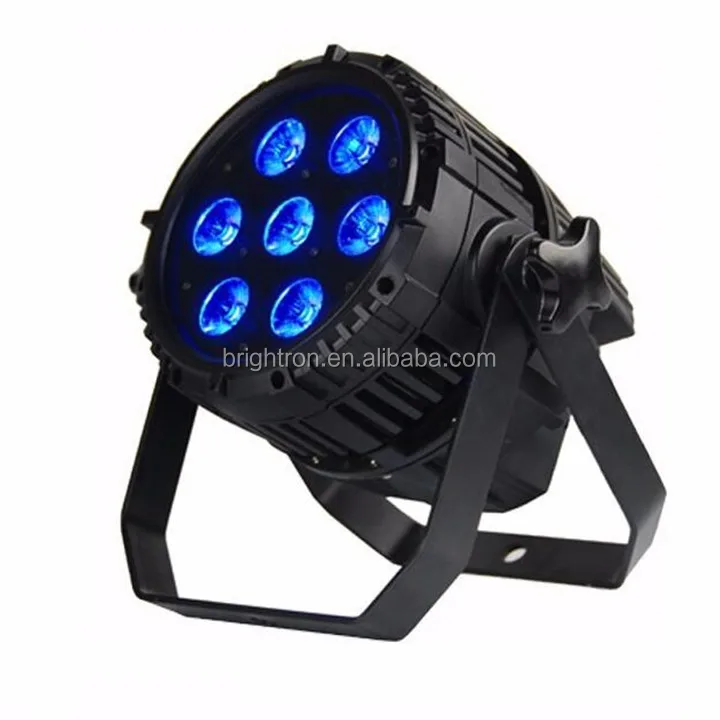 Микро-пульт дистанционного управления 7 * 10w красочный мигающий участник