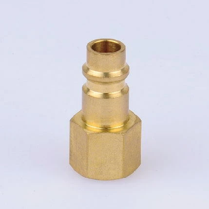 brass german type air hose quick connector ,5/16' 8MM HOSE END QUICK COUPLER DN 7.2