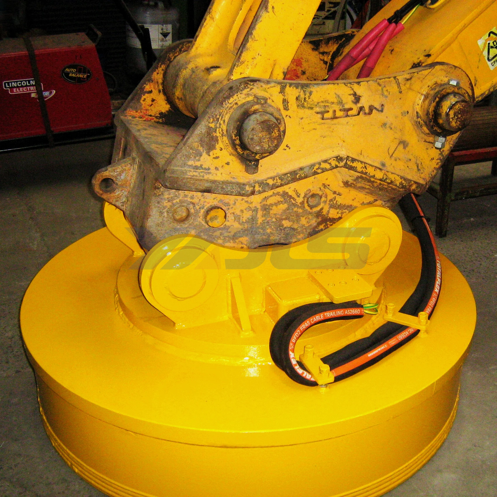 Excavator Magnet for Lifting Steel Metal Scrap