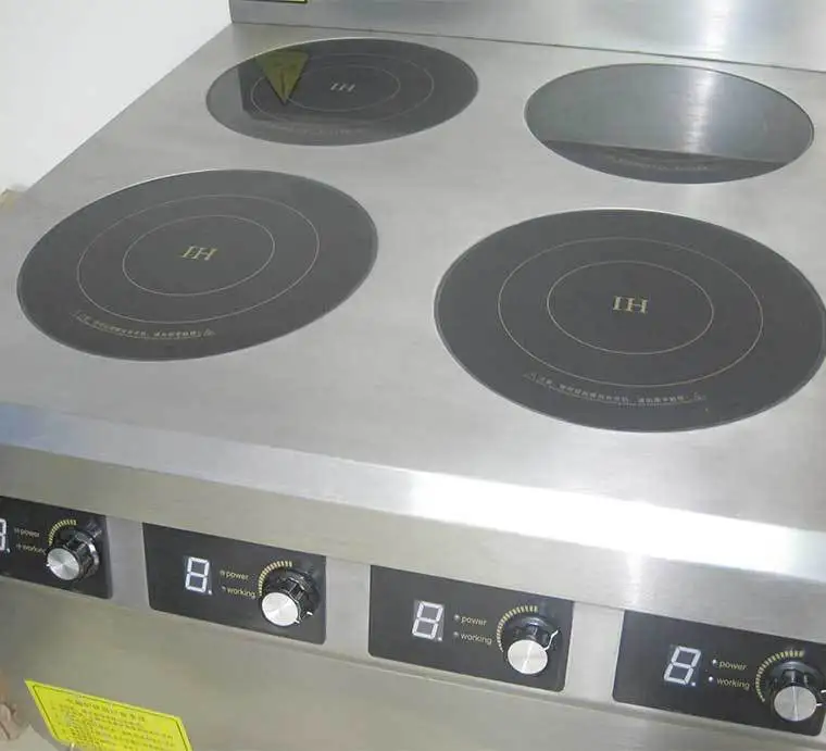  Пользовательская автономная Современная 6 горелка коммерческая Индукционная электрическая плита ресторанное оборудование