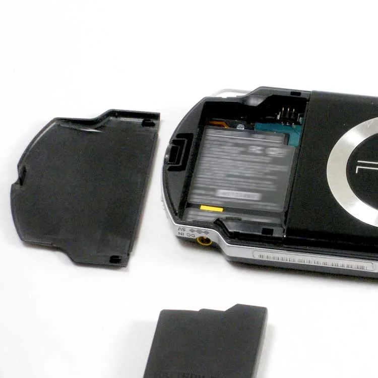 Battery Back Door Shell Case Cover for Playstation PSP 2000 PSP 3000 ( Color black )