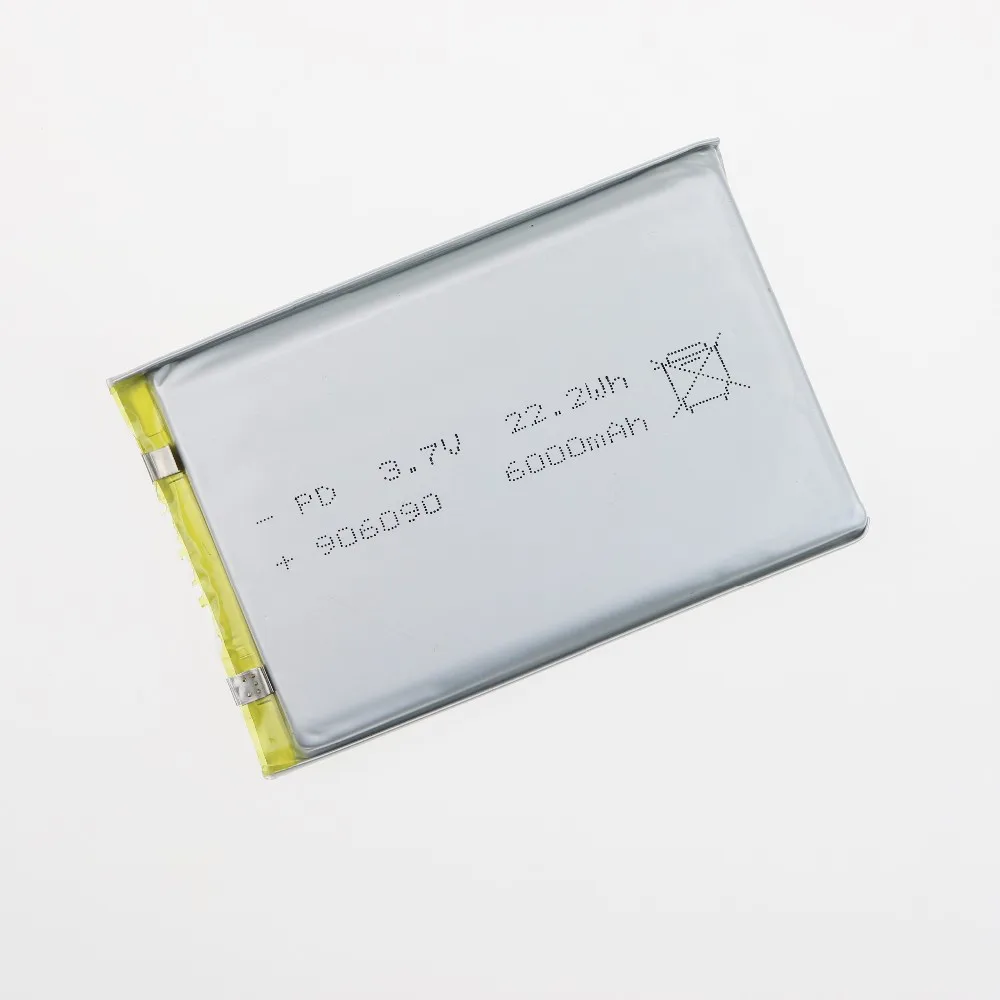 
7065113 lithium polymer battery 3.7v 6000mah lipo battery for digital products 