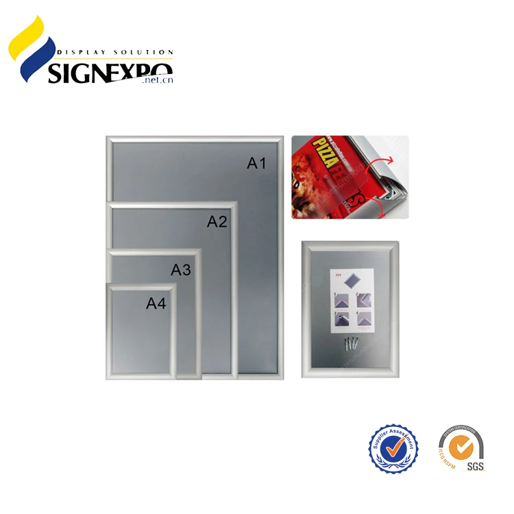 
different types double picture glass paper plastic photo frames for metal clips photo frame 