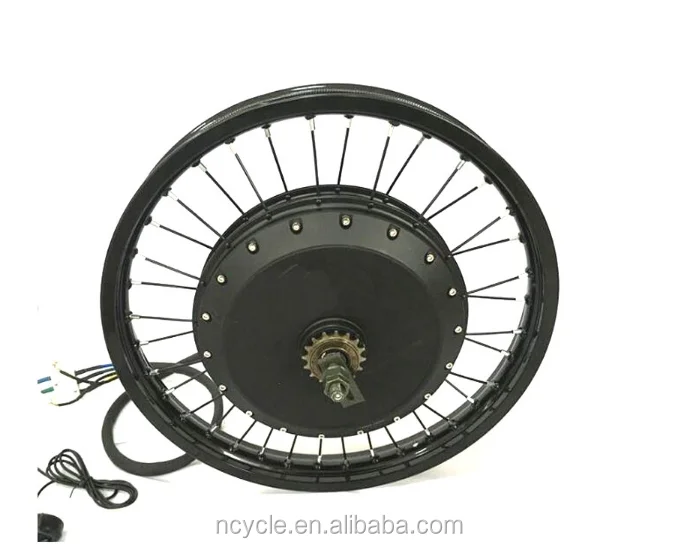 72v 8000w rear wheel hub motor electric bike conversion kit