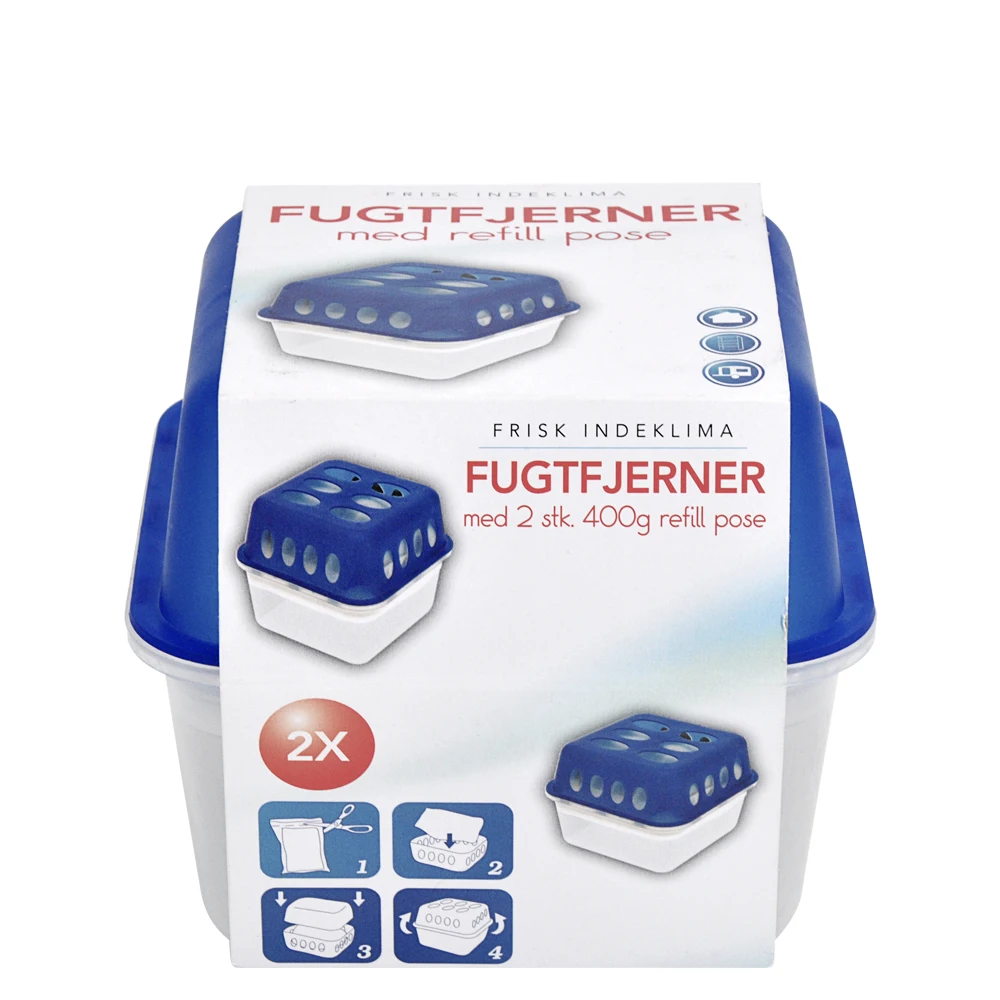 Wholesale Eco odor Dehumidifier Granules Refill Bag Moisture Absorber Box