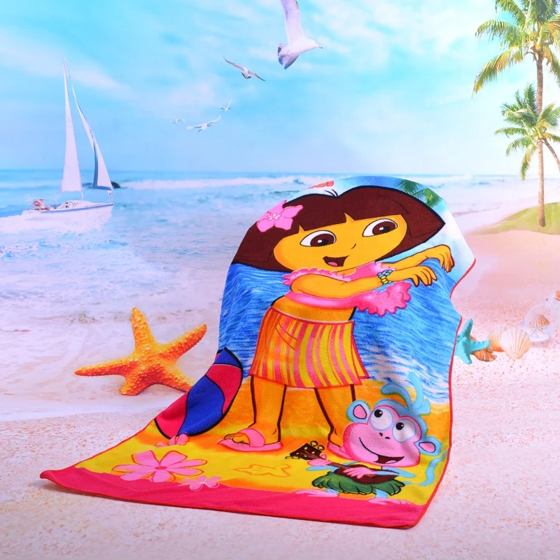 Absorbent Quick Drying Custom Microfiber Square Beach Towel