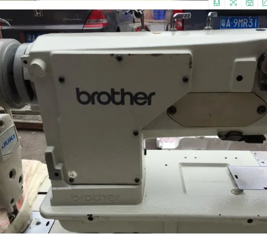 Used Japan Brother industrial 845 double needles lockstitch sewing machine in perfect condition for sale