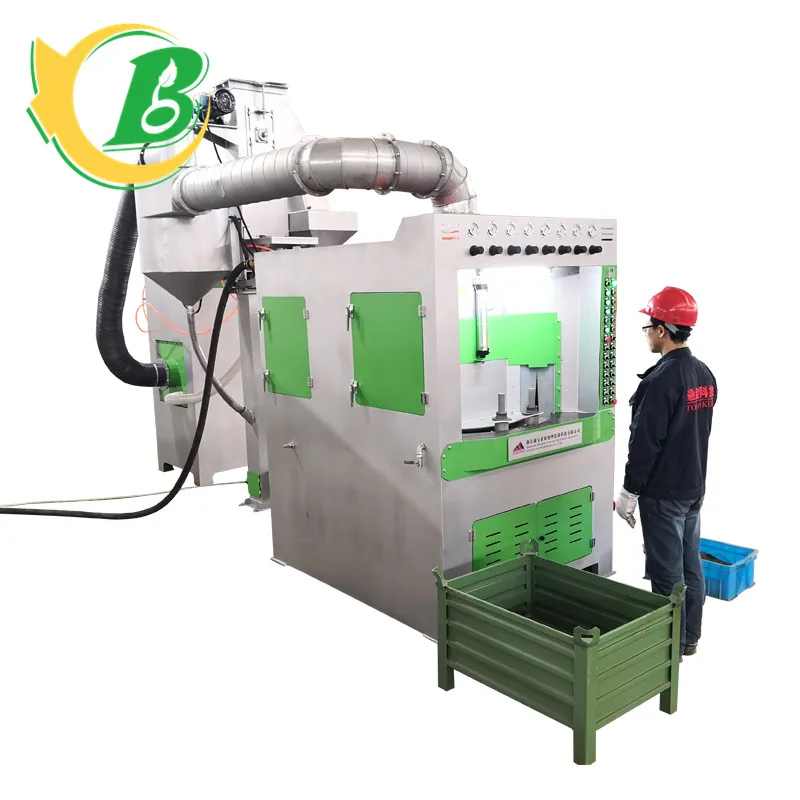 Turntable Sandblasting Cabinet for Car Rim