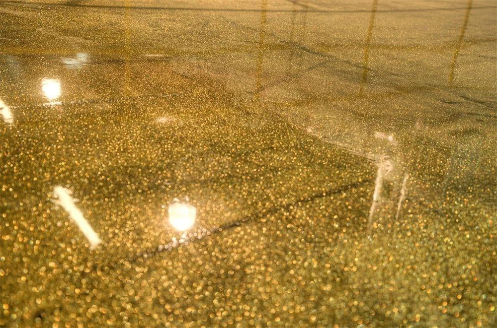 Holographic Glitter Floor Epoxy Resin