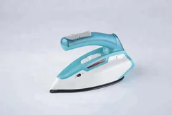 Dual-voltage ceramic HJ-1000 foldable hanging clothes rechargeable iron
