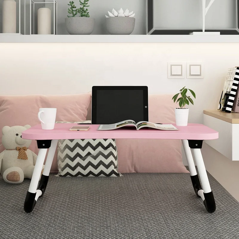 folding bed table Portable Notebook Stand Table for Bed and Couch Breakfast Ser computer desk W legs Laptop Desk