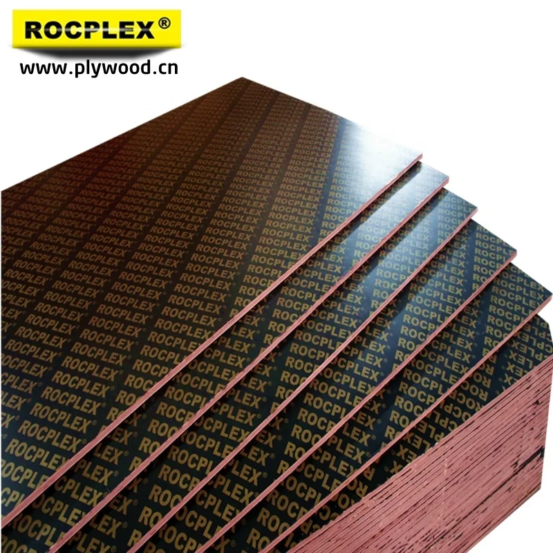 Black dual face Film Coated ply-wood sheets,Film Faced Plywood with Brand Name