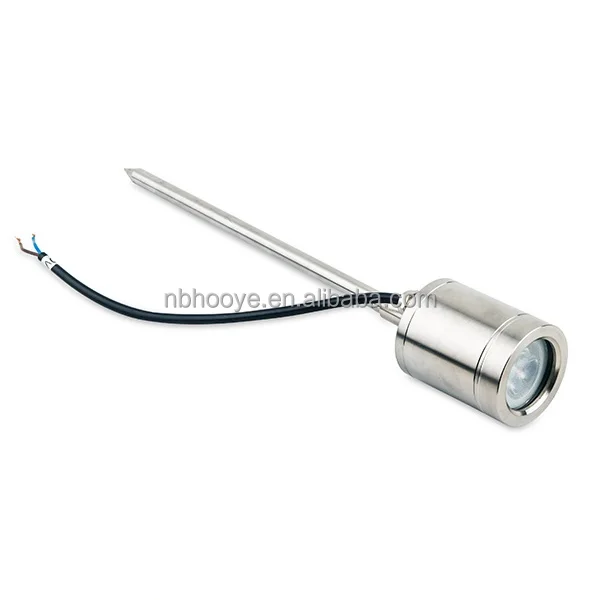 Садовый светодиодный фонарь из нержавеющей стали с шипами