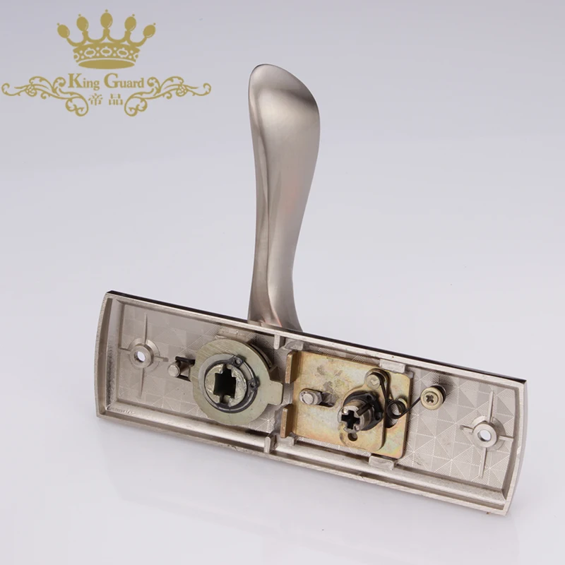 Wholesale anti thief lock body cheap main door handle household bedroom wooden door handle