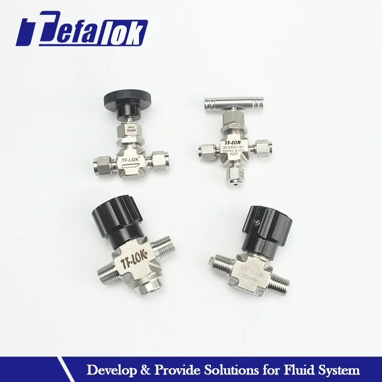 1/2 NPT Stainless Steel Needle Valve With Flange Ends 200psi Mounted Integral 1/8 inch Bonnet Needle Valve