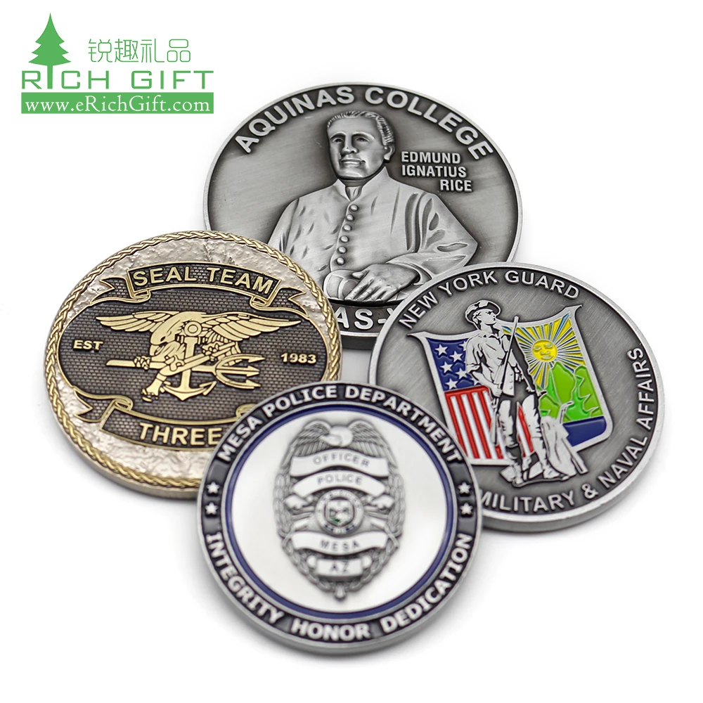 Bulk cheap custom made metal printed engraved silver gold plated magnetic south korea sobriety coins wrestling uk challenge coin