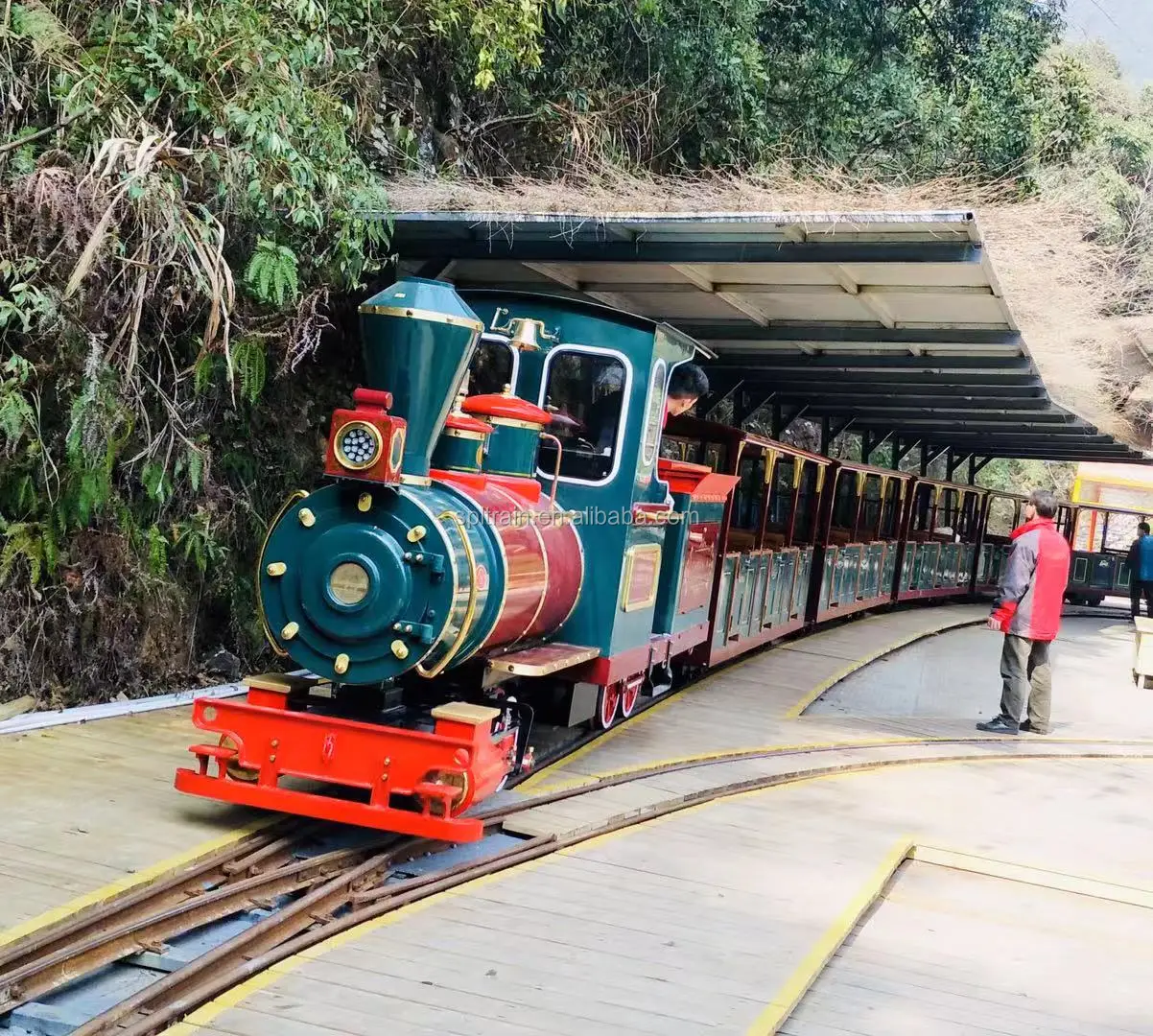 
Classic luxury Train for forest travel 