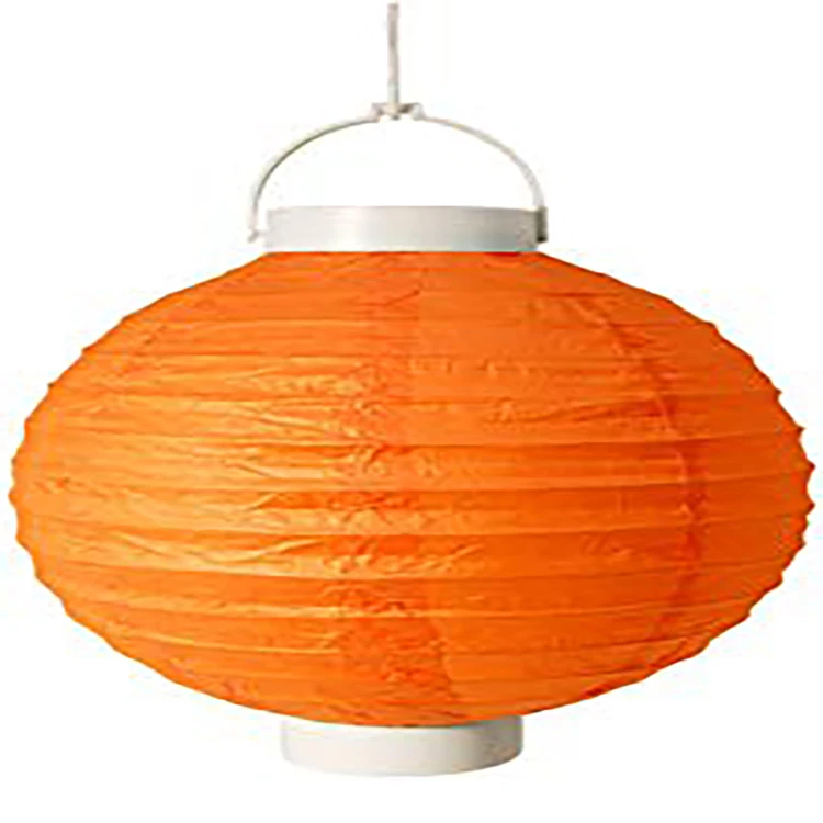 Пользовательский Печатный на батарейках круглый светодиодный бумажный фонарь