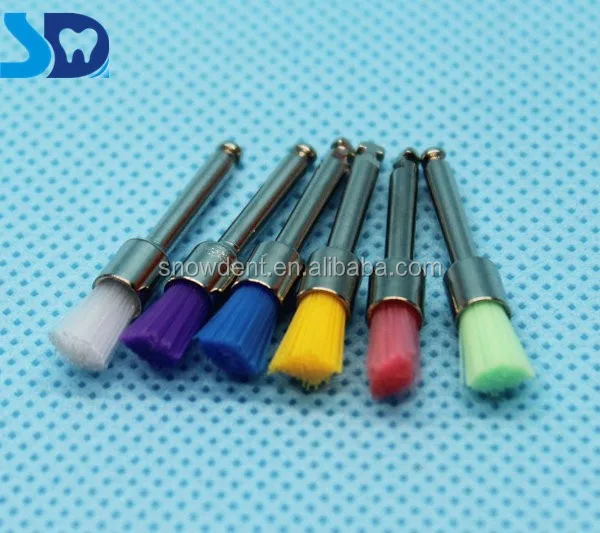 Dental Product Nylon Bristle Dental Polishing Brushes / Prophy Brush