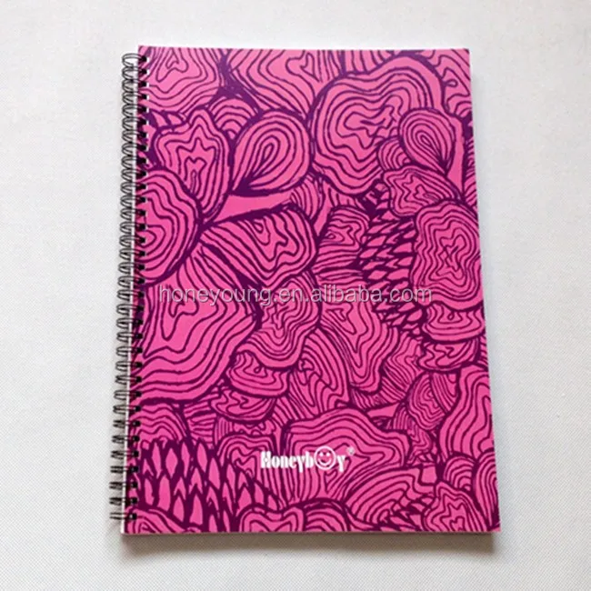 cute noble school students high quality colorful pretty hardcover spiral notebooks
