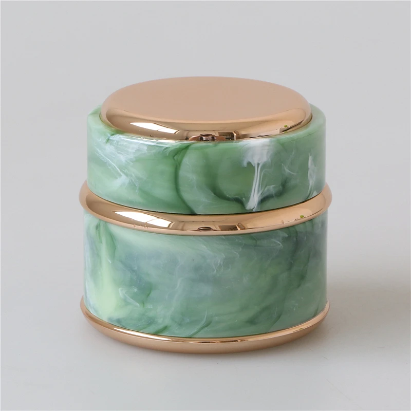 luxury nail gel jar 50 ml colorful plastic cosmetic cream container