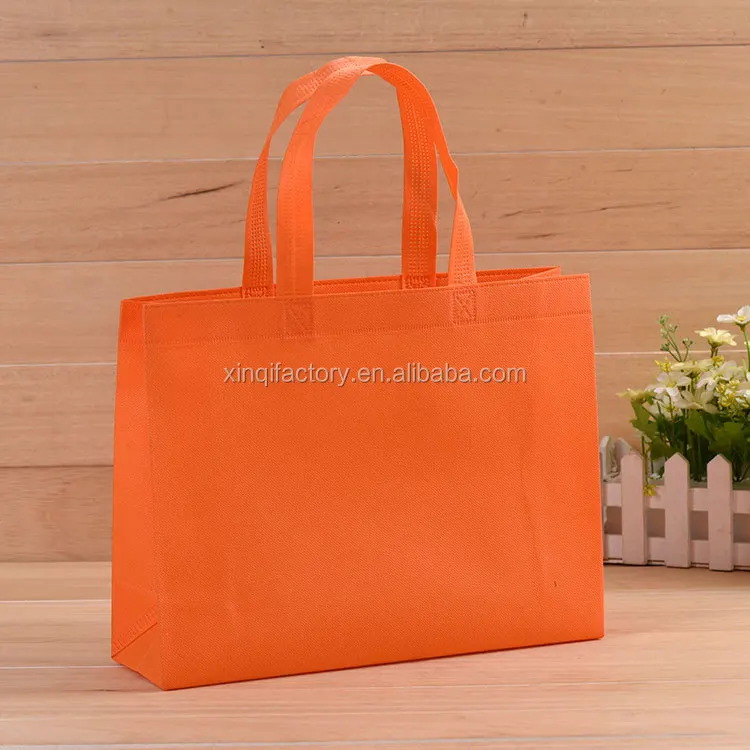 Ultrasonic machine made heat seal non woven promotional bag