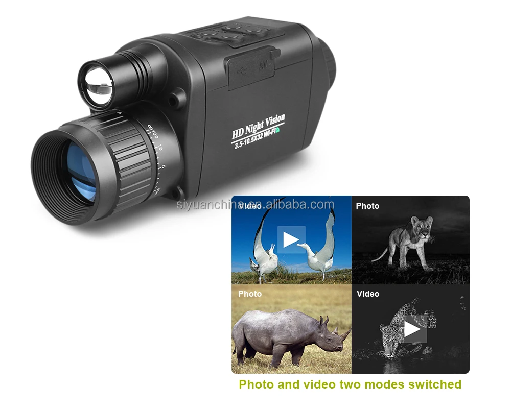 
Bestguarder mortable digital night vision monocular camera with wifi function 