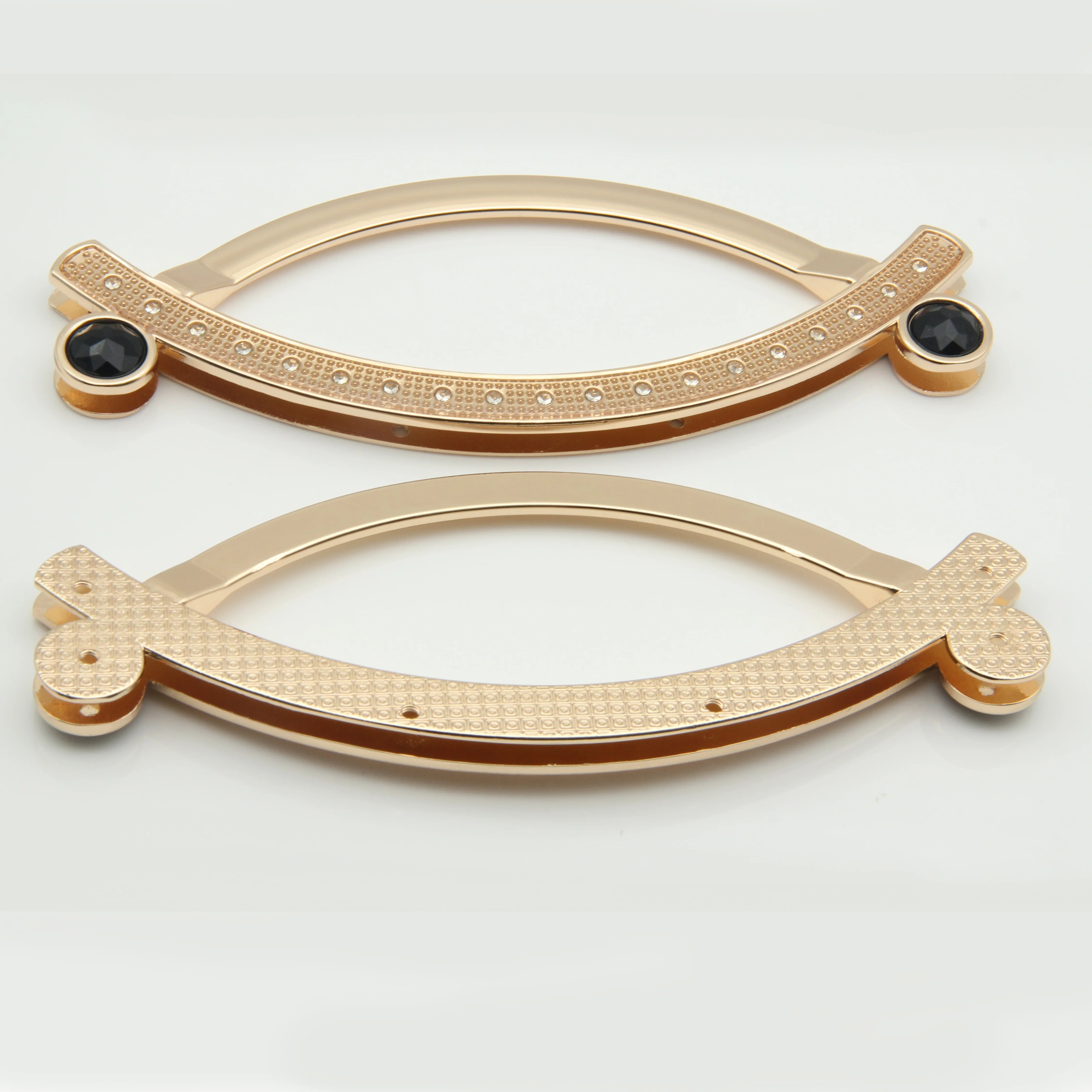 Fancy Good Quality Women Bag Hardware Accessories Metal Bag Handles For Sale