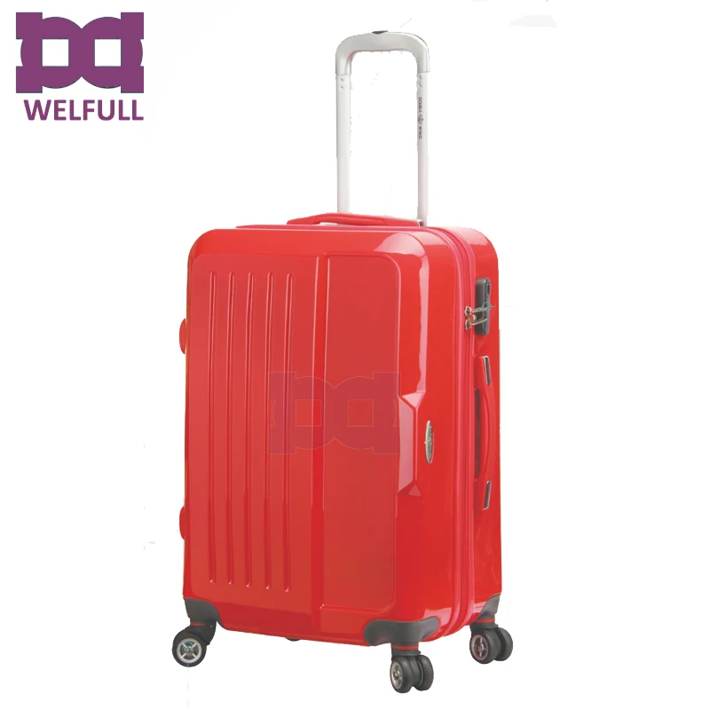 Colorful PC luggage bag travel assoda trolley& luggage bag