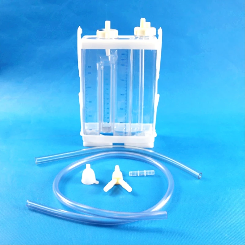 2000ml Medical pvc plastic disposable chest drainage bottle