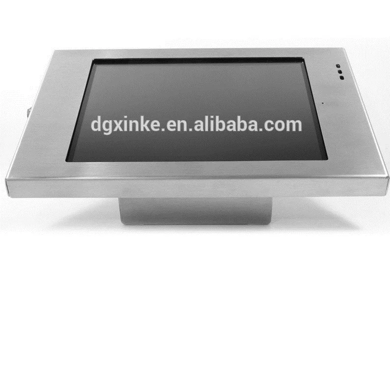 Hot selling sheet metal steel polishing welded kiosk part shopping mall display LCD enclosure