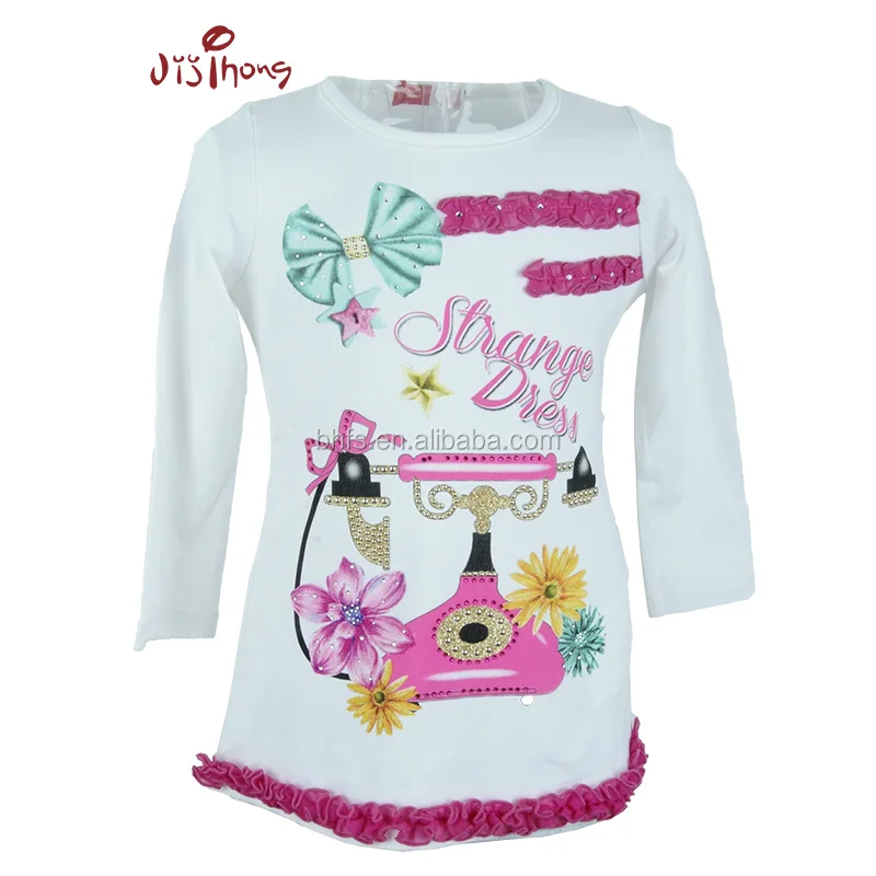 Girls Pit Strip Top Small Shirt Lace Long Sleeve T-Shirt Spring And Autumn Black Sweet Teen  Girls Rock Under Tshirt