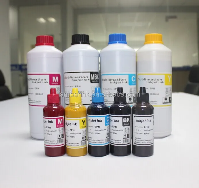 Глубокие черные сублимационные чернила для цифровой тканевой печатной машины