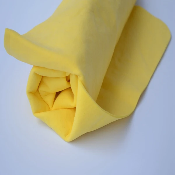 
Yellow Chamois Leather Car Clean Cloth 